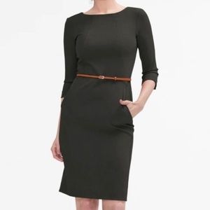 MM. LaFleur Etsuko Dress Dark Olive Green Size 12